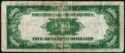 1934 $500 Federal Reserve Note New York