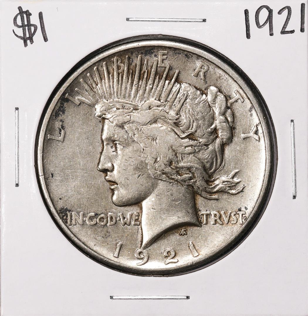 1921 $1 Peace Silver Dollar Coin