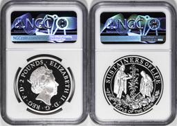 2020 Proof US & Great Britain Mayflower Coin Set NGC PF70 Ultra Cameo Costello Signed