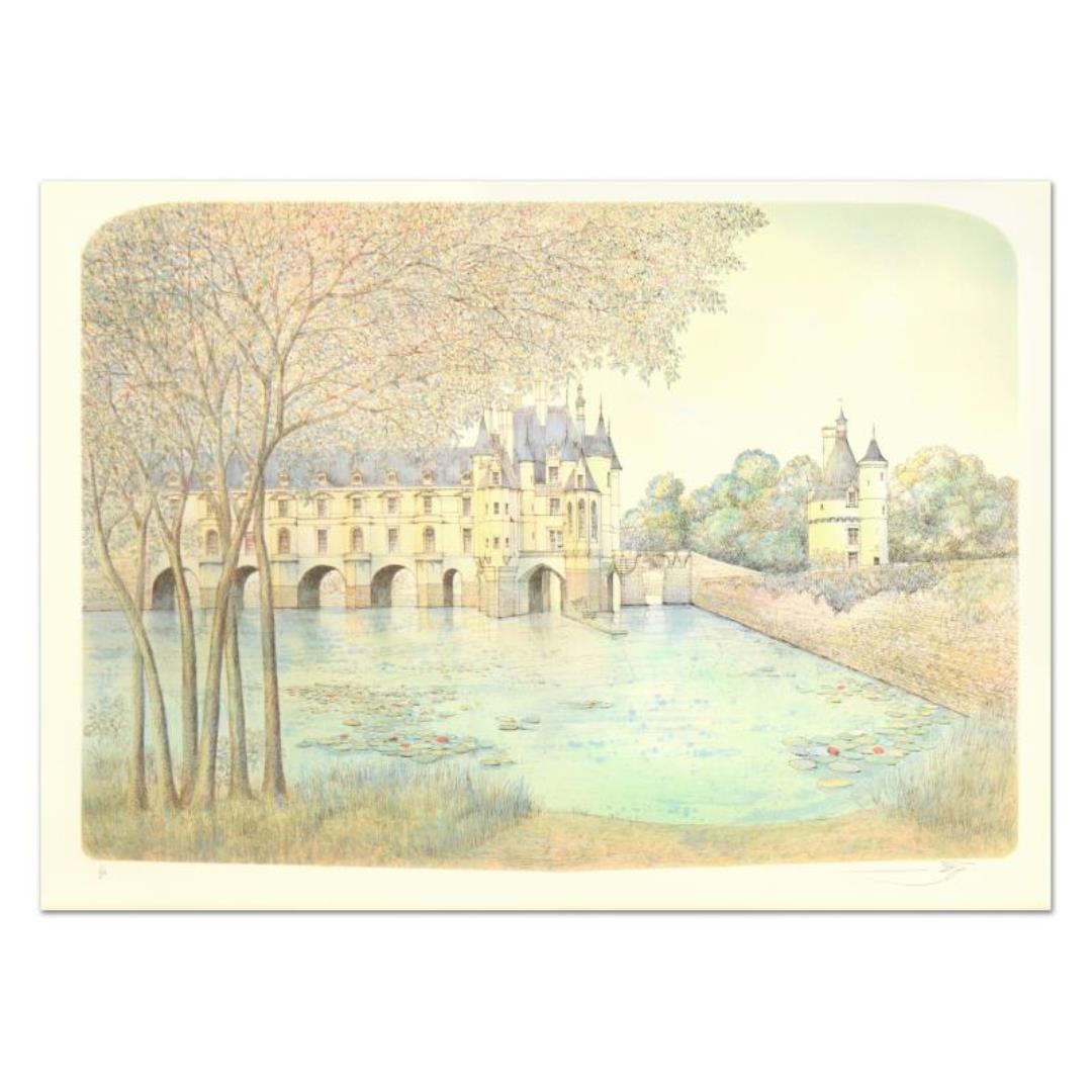 Rolf Rafflewski "Chateau VI" Limited Edition Lithograph on Paper