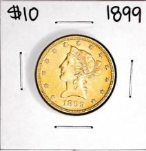 1899 $10 Liberty Head Eagle Gold Coin