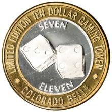 .999 Silver Colorado Belle Laughlin, Nevada $10 Casino Limited Edition Gaming Token