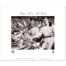 Looney Tunes "Bugs Meets The Babe" Print Lithograph on Paper