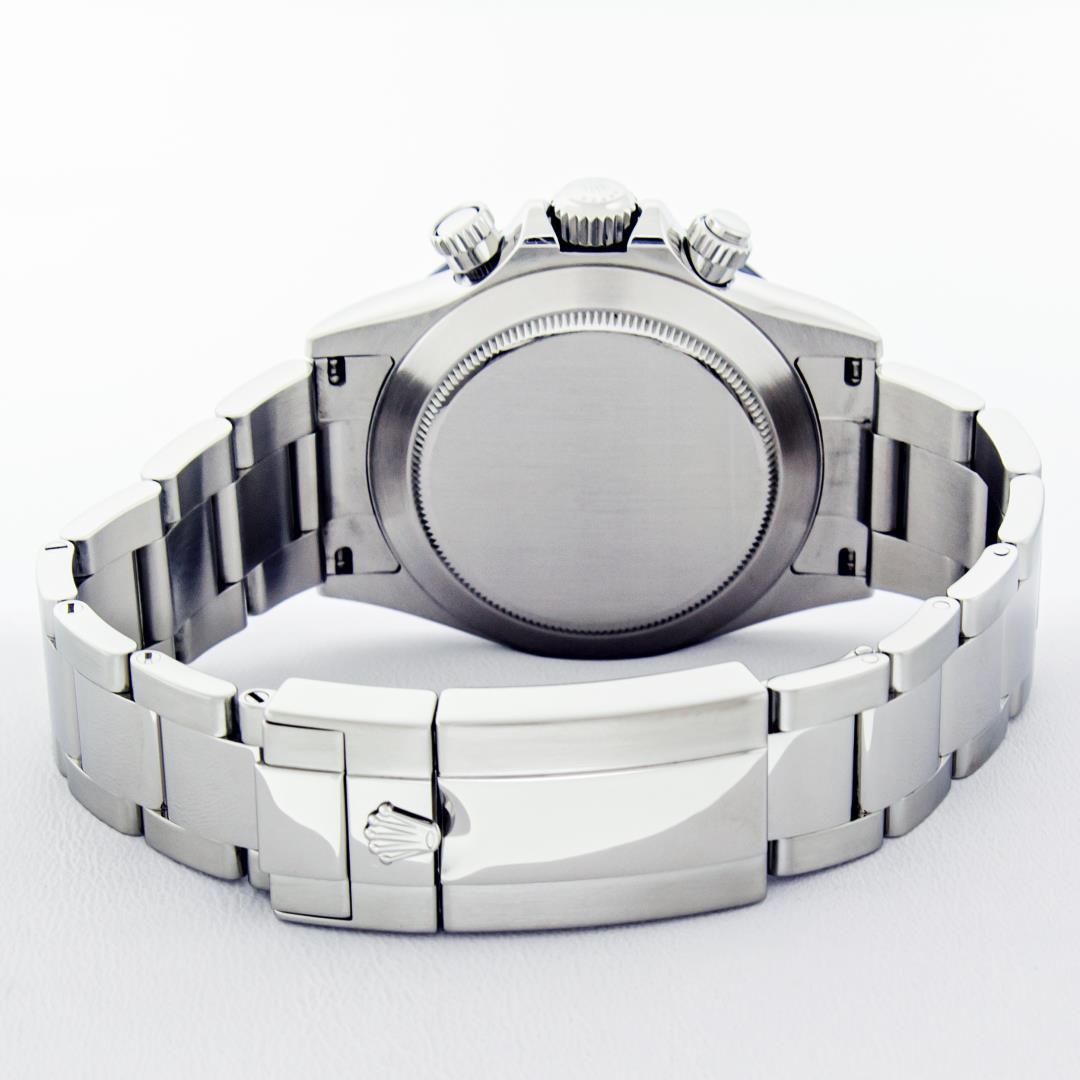 Rolex Stainless Steel Panda Dial Daytona Ceramic Wristwatch with Rolex Box