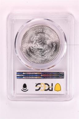 1983Mo Mexico 1 Onza Libertad Silver Coin NGC MS68