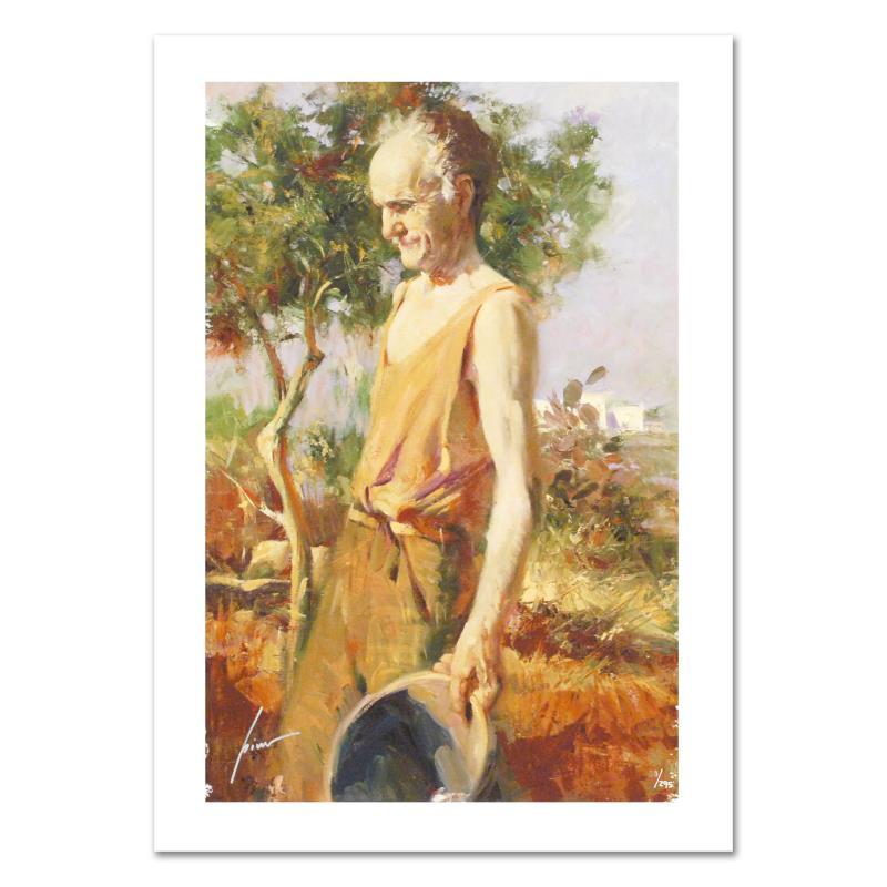 Pino (1939-2010) "Afternoon Chores" Limited Edition Giclee On Paper