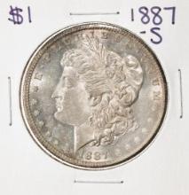 1887-S $1 Morgan Silver Dollar Coin