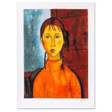 Amedeo Modigliani "Bambina Con Trecce" Limited Edition Serigraph on Paper