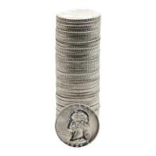 Roll of (40) Brilliant Uncirculated 1959-D Washington Quarter Coins