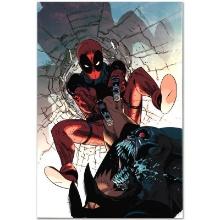 Marvel Comics "Deadpool #6" Limited Edition Giclee On Canvas