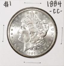 1884-CC $1 Morgan Silver Dollar Coin