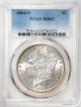 1884-O $1 Morgan Silver Dollar Coin PCGS MS63
