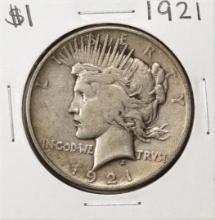 1921 $1 Peace Silver Dollar Coin