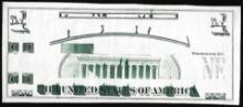 Circa 1970's Lincoln Memorial Giori Test Ink Smear Error Note