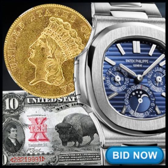 Wednesday Event- Watches & Numismatics!