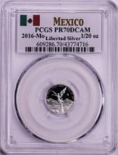 2016-Mo Mexico Proof 1/20 oz Silver Libertad Coin PCGS PR70DCAM