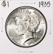 1935 $1 Peace Silver Dollar Coin