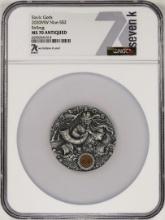 2020MW Niue $2 Slavic Gods Stribog 2oz Silver Coin NGC MS70 Antiqued