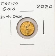 2020 Mexico Libertad 1/20 oz Gold Coin