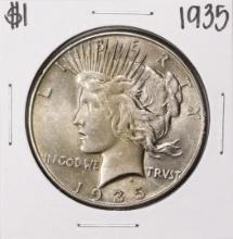 1935 $1 Peace Silver Dollar Coin