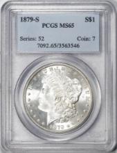 1879-S $1 Morgan Silver Dollar Coin PCGS MS65