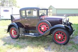 1930 Ford Model A Deluxe 5 Window Coupe