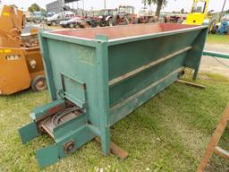10' x 4' Potting Soil Agitator and Mixing Conveyor Bunk (Was Lot 501)