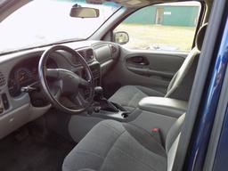 2003 Trailblazer Ext, Blue, V6, Auto Trans,   101,622 Miles, Vin:1GNET16583