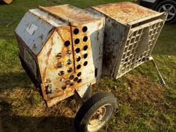 Gas Powered Mortar Mixer on Trailer, Honda Gas Engine, No Title