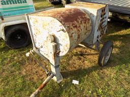 Gas Powered Mortar Mixer on Trailer, Honda Gas Engine, No Title