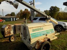 Amida AL4000 Light Plant/Generator, Kubota Dsl Eng, 7598 Hours
