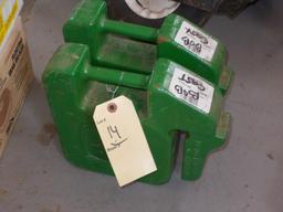 (2) New JD 40Lb Weights  (2 x Bid Price)