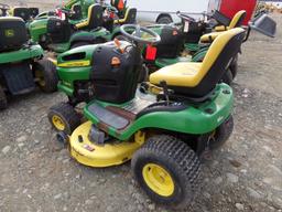 JD LA125, 42'' Deck, 21 HP Engine, Not Running, Won't Turn Over w/ Plug In,