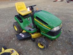 JD LA125, 42'' Deck, 21 HP Engine, Not Running, Won't Turn Over w/ Plug In,