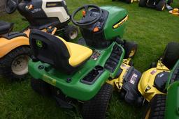 JD X324, w/48'' Deck, 4-Wheel Steer, 682.9 Mi, S/N: M0X324A010133  (3266)