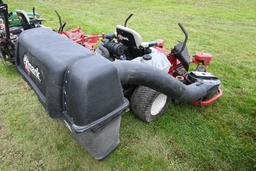 Exmark Lazer Z Zero Turn Mower with Bagger, Weights, 60 inch Deck, Kawasaki