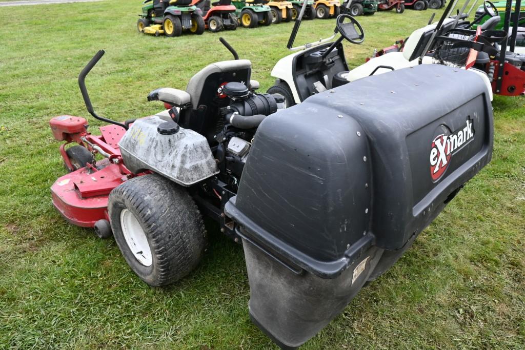 Exmark Lazer Z Zero Turn Mower with Bagger, Weights, 60 inch Deck, Kawasaki