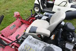 Exmark Lazer Z Zero Turn Mower with Bagger, Weights, 60 inch Deck, Kawasaki