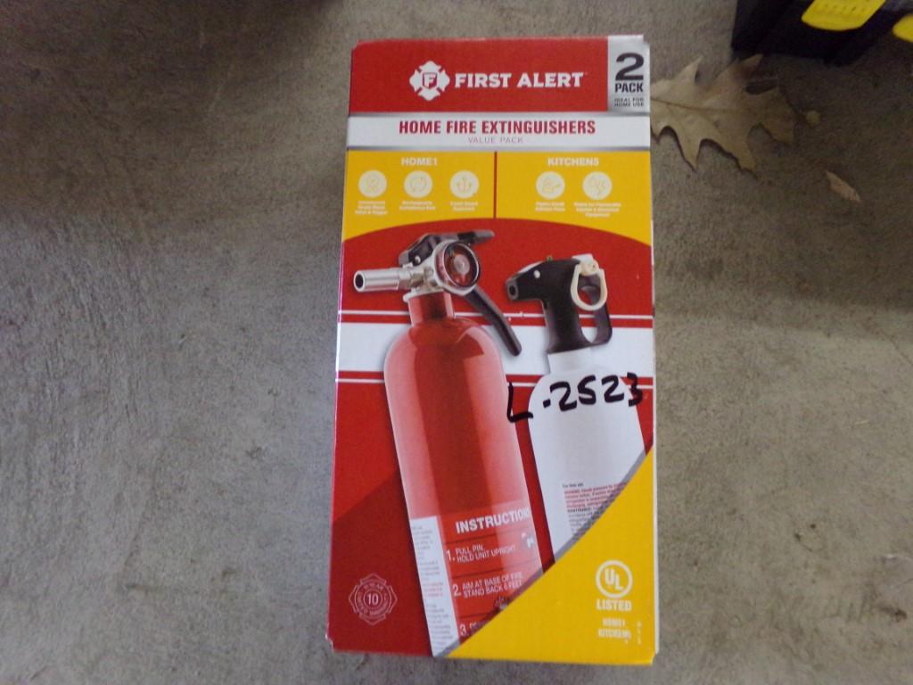 2-Pack of Home Fire Extinguishers  (2523)