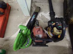 (2) Blowers, Chainsaw