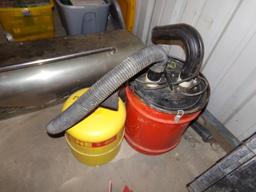 Kerosene Can, Shop Vac