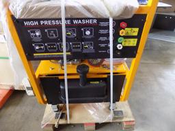 New AGT 4000 PSI Pressure Washer/Steam Cleaner, 13HP Gas Eng, Dsl-Kero Burn