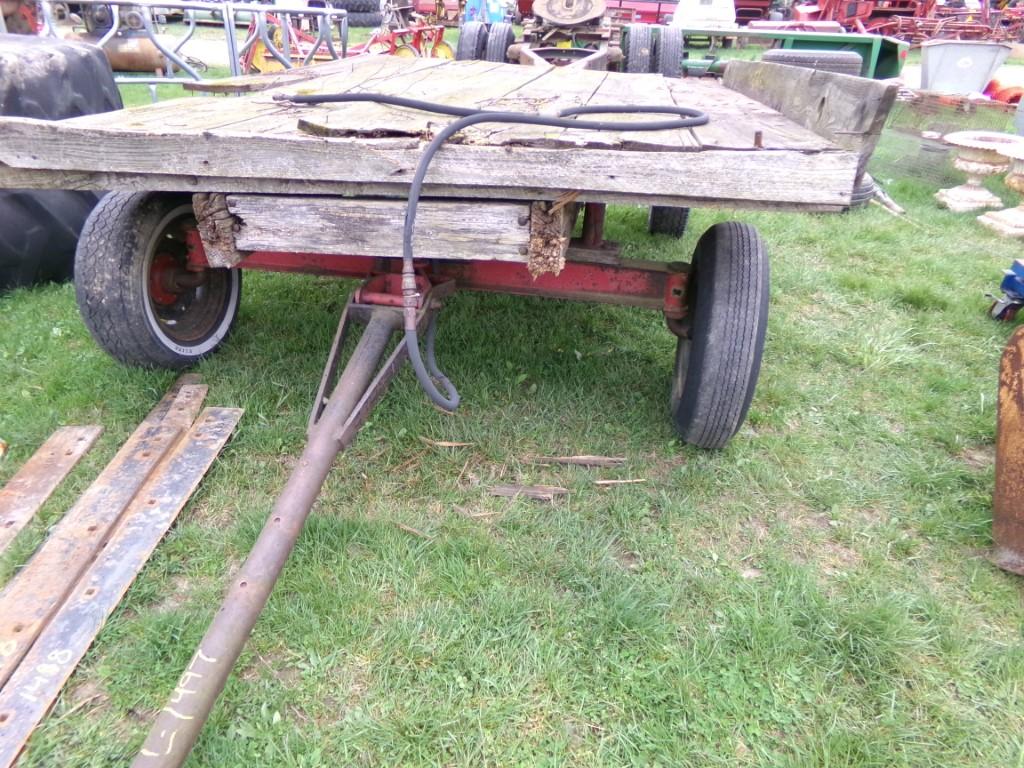 Flat Wagon Dump Wagon, Kelton Brand Running Gear, Dump Works (5216)