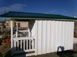 10' x 12' Playhouse Cabin with 4' Porch (5733)