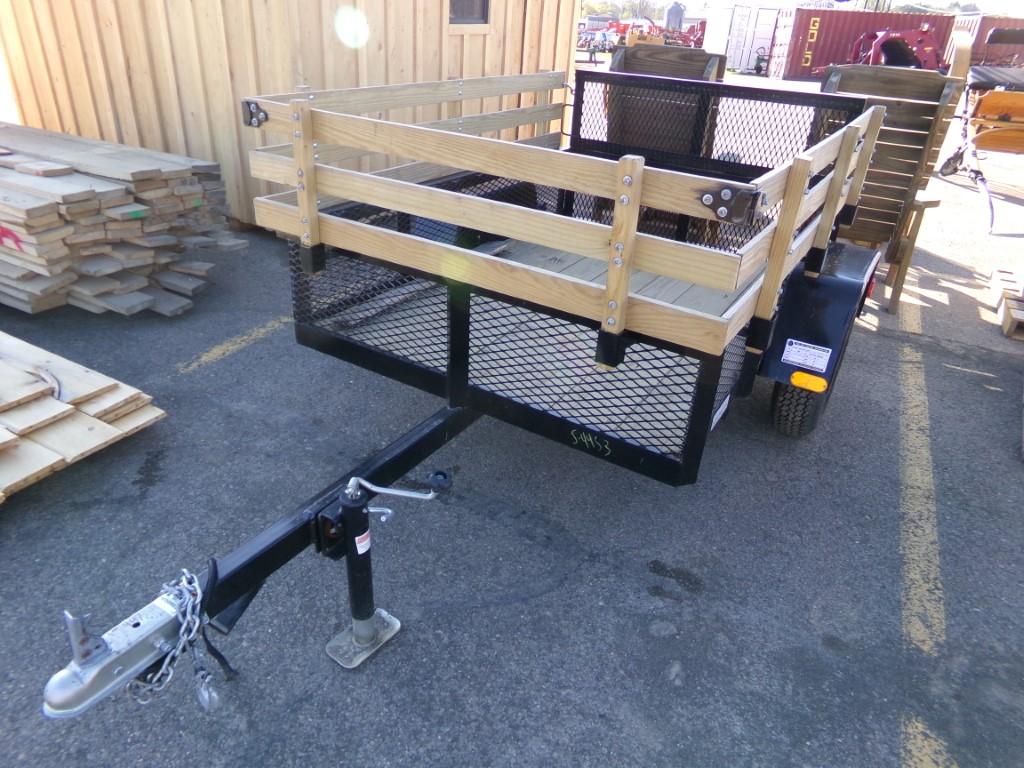 2024 New Cross Country 48R 4' x 6' Landscape Trailer w/ Mesh & Wood Sides w
