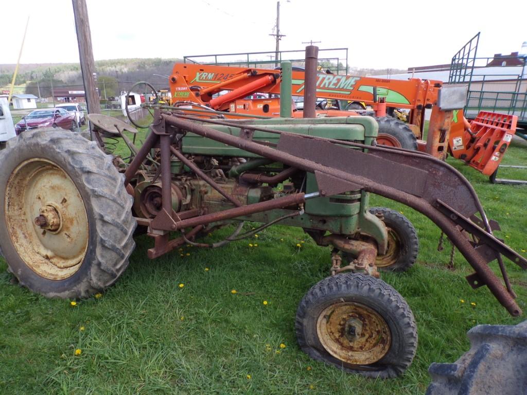 JD A Tractor, WFE w/Loader - Not Running, Needs Work  (4315)