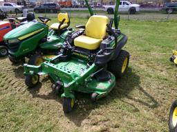 John Deere Z915E Commercial Zero Turn Mower with 54'' 7 Iron Deck, ROPS, 25