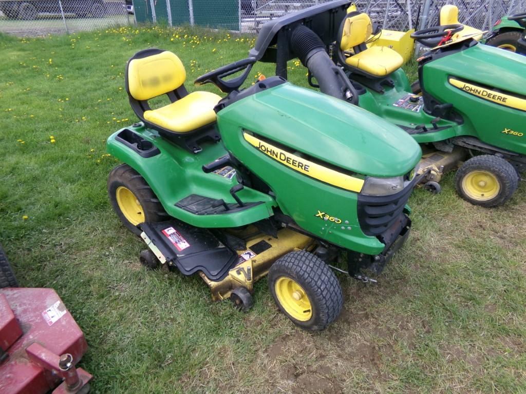 JD x360 Mower w/48'' Deck, 22 HP Kawasaki Eng, 1399 Hrs, Ser # 151057 (4717