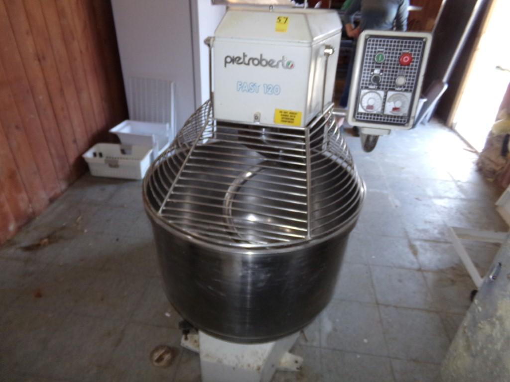 Pietroberts Fast 120 Very Large Commercial Spiral Mixer, Model LSE120EAST,