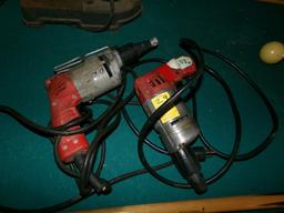 (2) Corded Milwaukee Drills